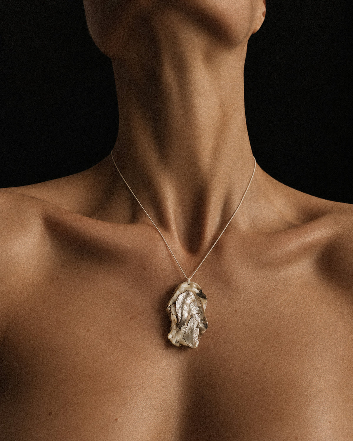 Pendentif Murano Avorio